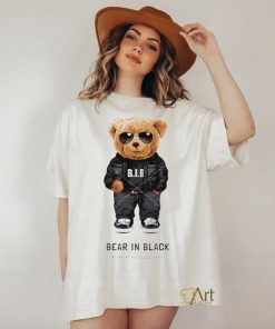 Teddy Bear in Black black in my happy color shirt