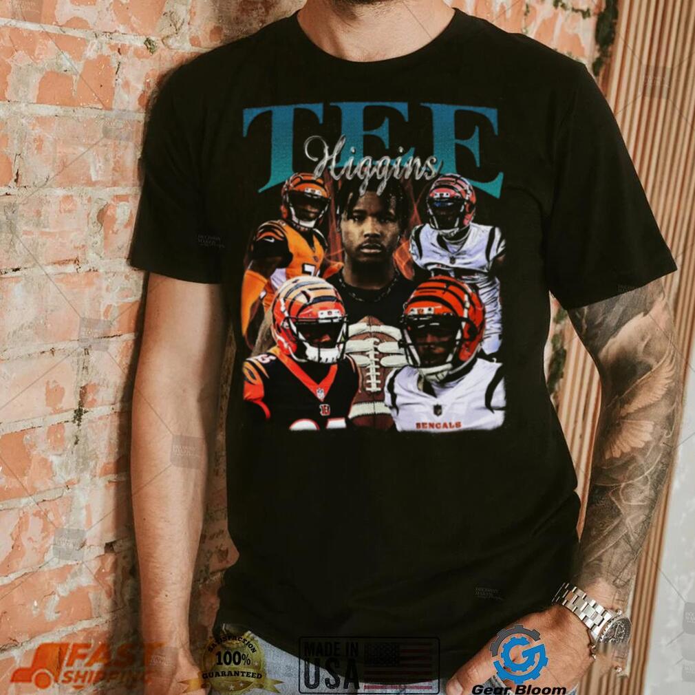 Tee Higgins Vintage Washed Shirt Wide Receiver Homage Graphic Unisex T Shirt