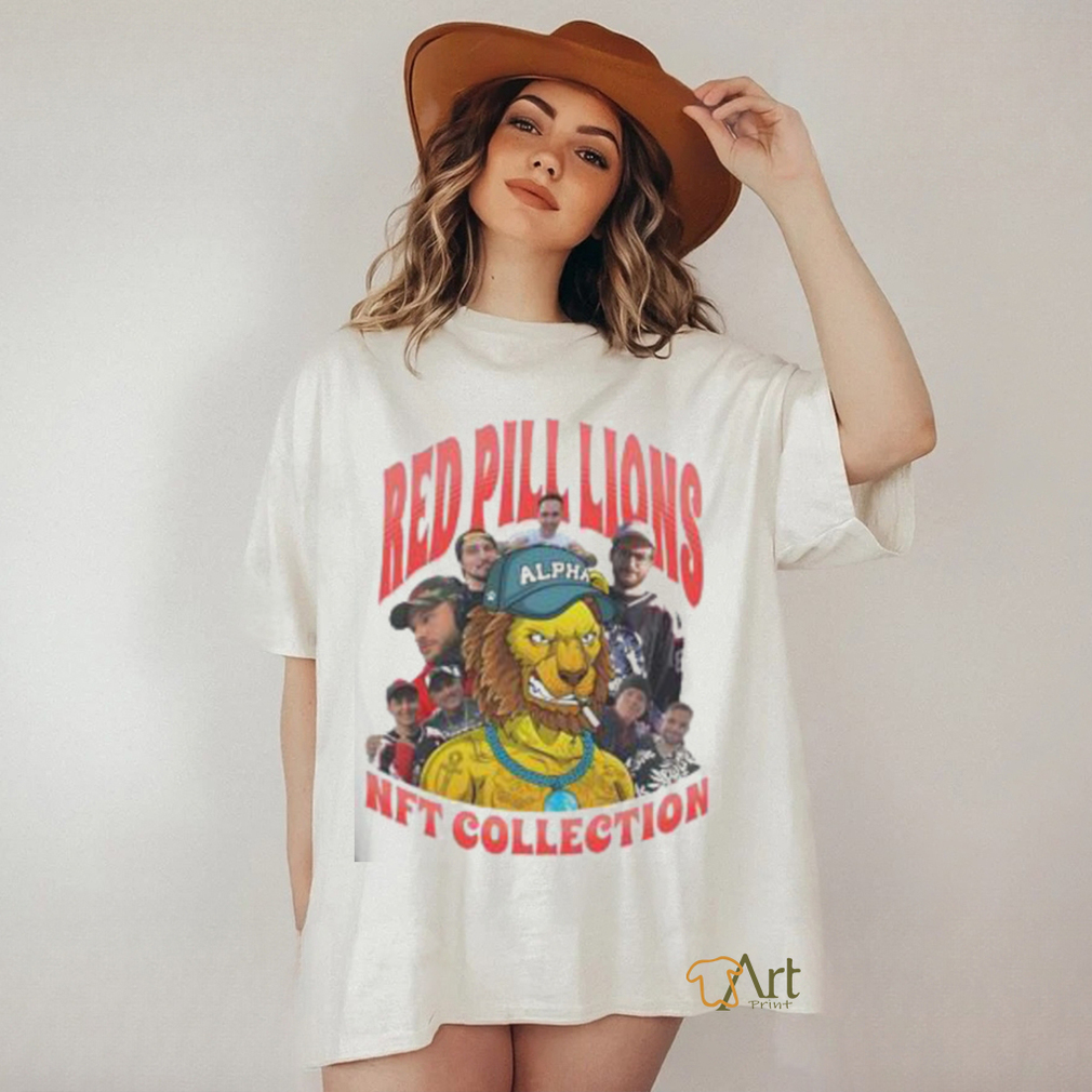 Elisetee: The Red Pill Lions Nft Collection Shirt