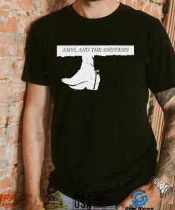 Amyl and the sniffers boots shirt
