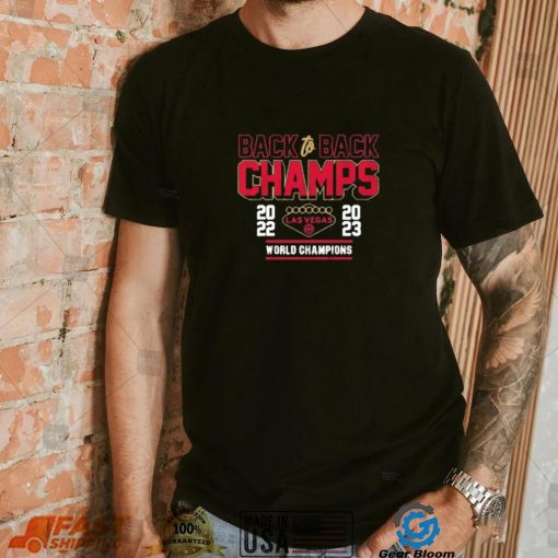 Back to back world champions las vegas shirt