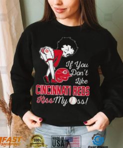 Betty Boop If You Don’t Like Cincinnati Reds Kiss My Ass t shirt