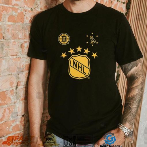 Boston Bruins OVO x NHL Black T Shirt