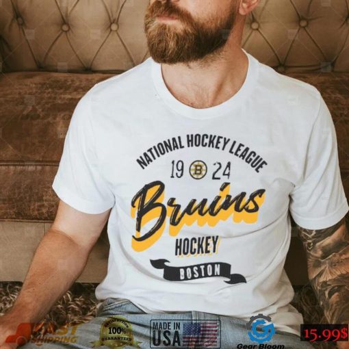 Boston Bruins WEAR by Erin Andrews White Domestic Shirt