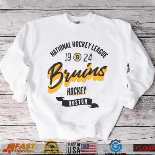 Boston Bruins WEAR by Erin Andrews White Domestic Shirt