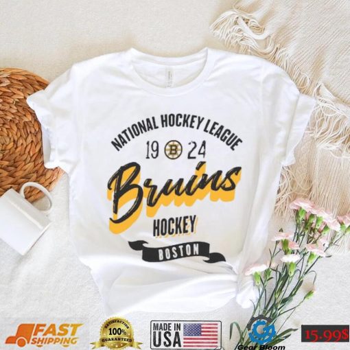 Boston Bruins WEAR by Erin Andrews White Domestic Shirt