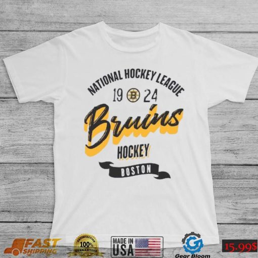 Boston Bruins WEAR by Erin Andrews White Domestic Shirt