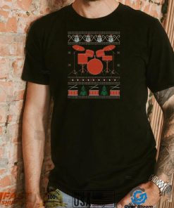Drummer Ugly Christmas Shirt Funny Holiday Shirt