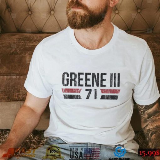 Earnest Greene III College Font Shirt