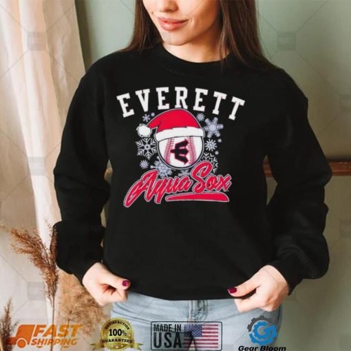 Everett AquaSox 2024 Holiday Christmas shirt