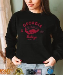 Georgia Bulldogs League Collegiate Wear Stadium Victory Falls Tri Blend T Shirt
