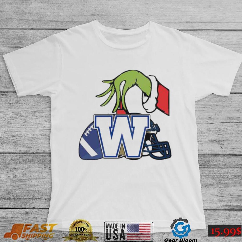 Grinch Hand New Release Winnipeg Blue Bombers Canadian Football League Shirt Grinch Hand New Release Winnipeg Blue Bombers Canadian Football League Shirt