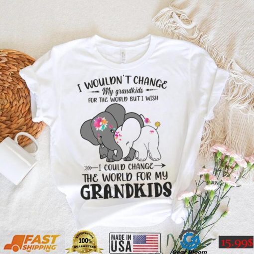 I Wouldn’t Change My Grandkids For The World Buti Wish Shirt