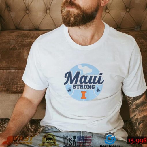 Illinois Fighting Illini Men’S Basketball Maui Strong T Shirt