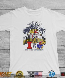 Illinois Fighting Illini Vs Kansas Jayhawks Maui Strong October 29th 2023 Shirt
