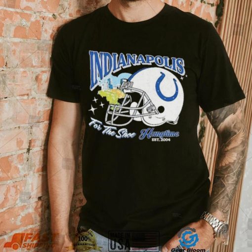 Indianapolis colts hangtime black city of indy fullsnap coaches jacket shirt