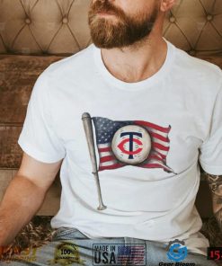 Infant Minnesota Twins Tiny Baseball Flag Raglan T Shirt