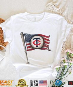 Infant Minnesota Twins Tiny Baseball Flag Raglan T Shirt
