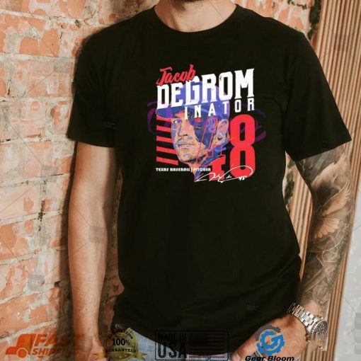 Jacob deGrom Inator Texas deGrominator Machine Shirt