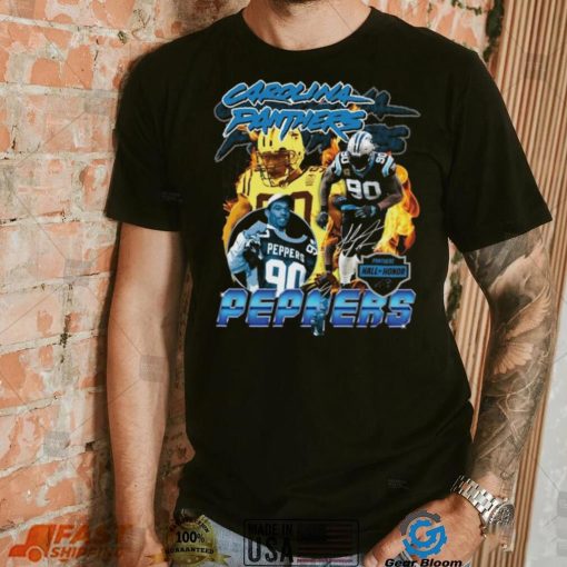 Julius Peppers Carolina Panthers Mitchell & Ness 2023 Hall of Honor T Shirt