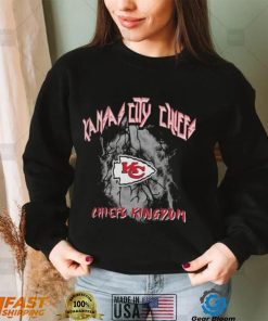 Kansas City Chiefs WEAR by Erin Andrews Boyfriend T Shirt