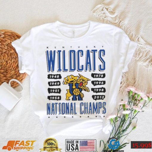 Kentucky Wildcats UK national champions shirt