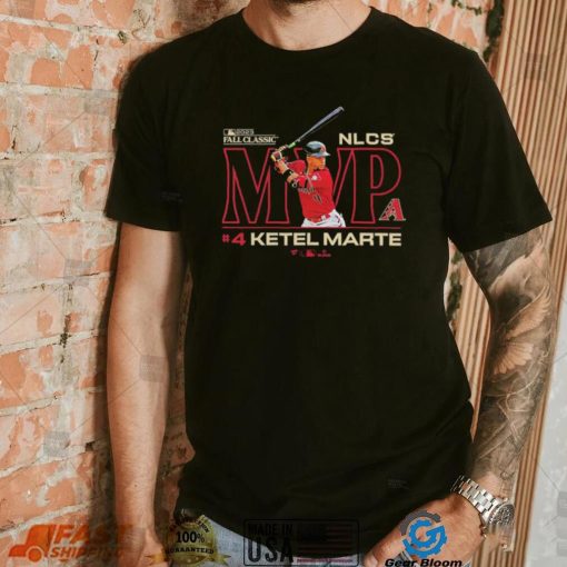 Ketel Marte Arizona Diamondbacks 2023 National League Champions MVP T Shirts