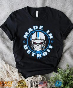 Made In Detroit Helmet Skull 313 T Shirt