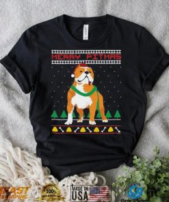 Merry Pitmas Pitbull Santa Claus Dog Ugly Christmas T Shirt