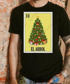 Mexican Lottery Christmas Navidad Gifts El Arbol T Shirt