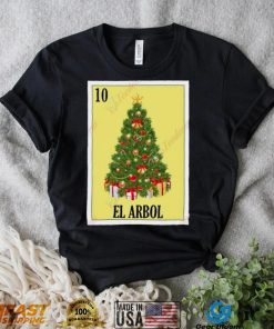 Mexican Lottery Christmas Navidad Gifts El Arbol T Shirt