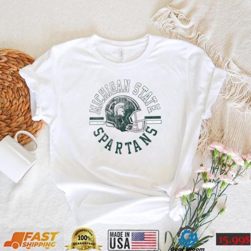 Michigan State Spartans Helmet Arch T Shirt