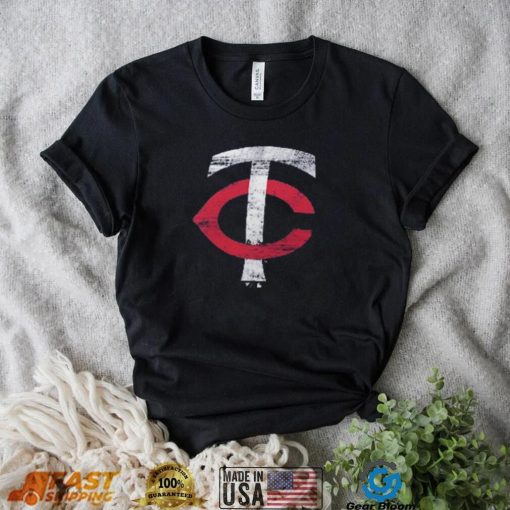 Minnesota Twins Fanatics Branded Weathered Official Logo Tri Blend T Shirt
