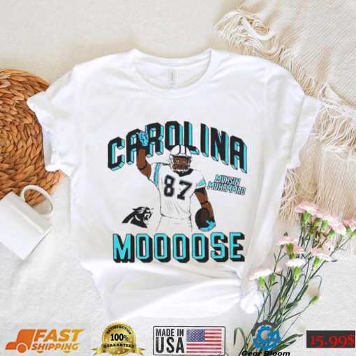 Muhsin Muhammad Carolina Panthers Carolina moooose cartoon shirt