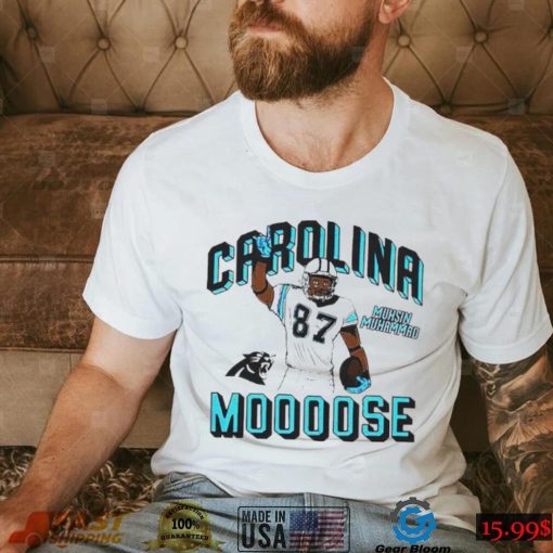 Muhsin Muhammad Carolina Panthers Carolina moooose cartoon shirt