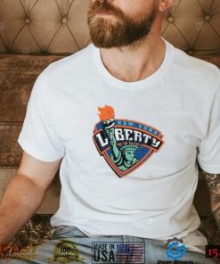 New York Liberty Fanatics Branded Heathered Gray Primary Logo Plus Size Shirt