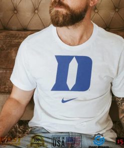 Nike Men's Duke Blue Devils White Logo T Shirt