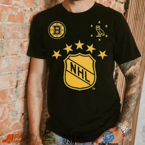 OVO x NHL Black Boston Bruins T Shirt