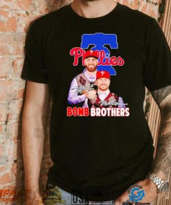 Phillies Bomb Brothers signatures shirt