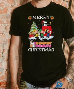 Santa snoopy and peanuts dunkin’ donuts 2023 merry christmas sweater