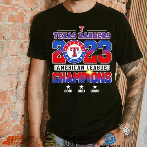 Texas Rangers 2023 Al Champions Shirt