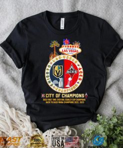 To fabulous Las Vegas Nevada Vegas Golden Knights and Las Vegas Aces city of champions shirt