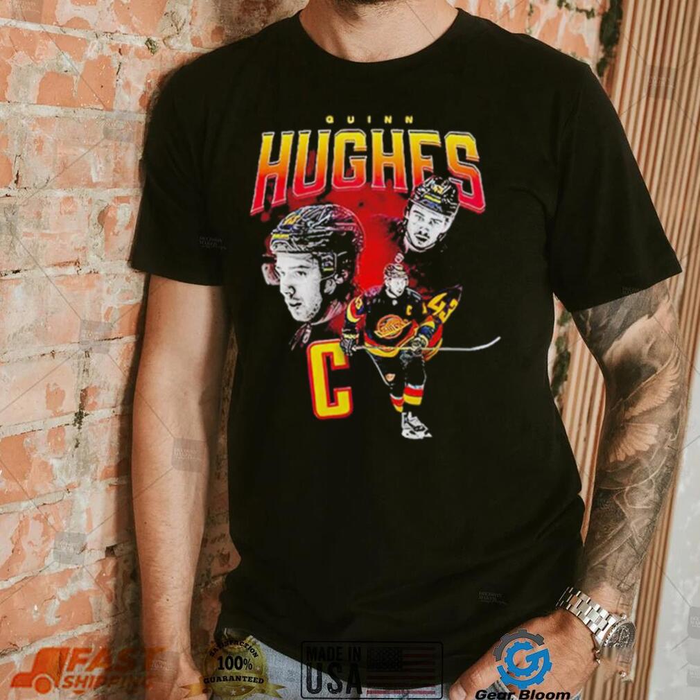 Vancouver Canucks Quinn Hughes Skate Captain shirt - Gearbloom