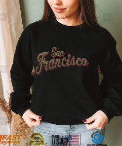 Where I’m From Women’s San Francisco Script Black T Shirt