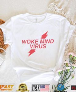 Woke mind virus poppers shirt