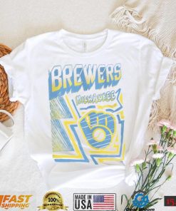 Youth Milwaukee Brewers Cooperstown Collection Sketch T Shirt