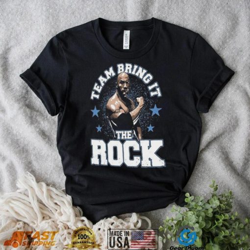 Youth Ripple Junction Black The Rock Team Bring It T Shirt