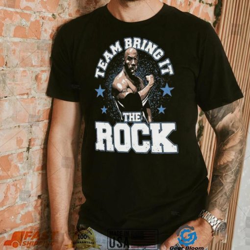 Youth Ripple Junction Black The Rock Team Bring It T Shirt