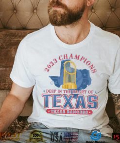 2023 World Series Champions Texas Rangers Franklin 'Trophy' T Shirt