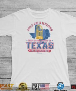 2023 World Series Champions Texas Rangers Franklin 'Trophy' T Shirt